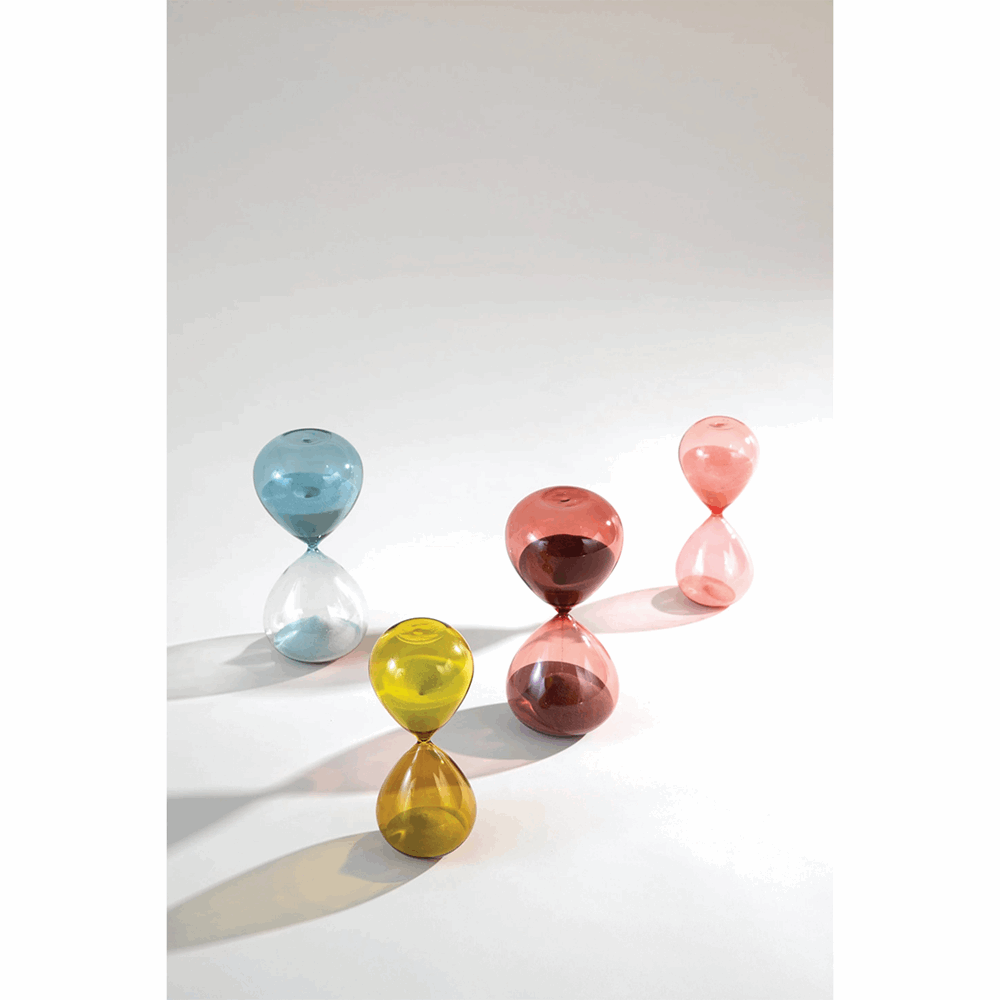 DESIGNWORKSINK HOURGLASS (30 MIN) BOXED - CHARTREUSE OMBRE DHGL30-2027