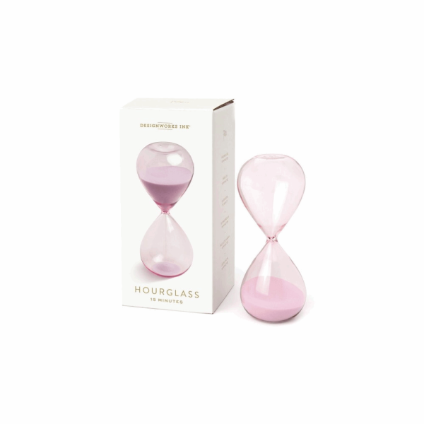 DESIGNWORKSINK HOURGLASS (15 MIN) BOXED - LILAC DHGL15-1000