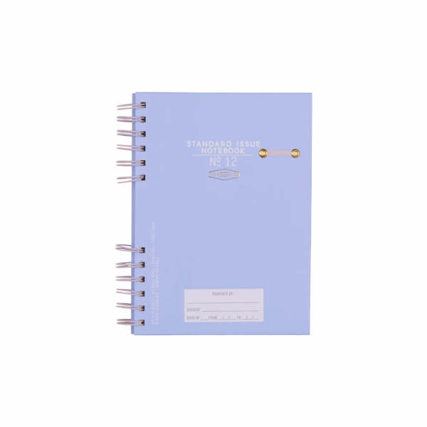 DESIGNWORKSINK JS892-2023EU STANDARD ISSUE PLANNER NOTEBOOK NO. 12 - LAVENDER + PERIWINKLE