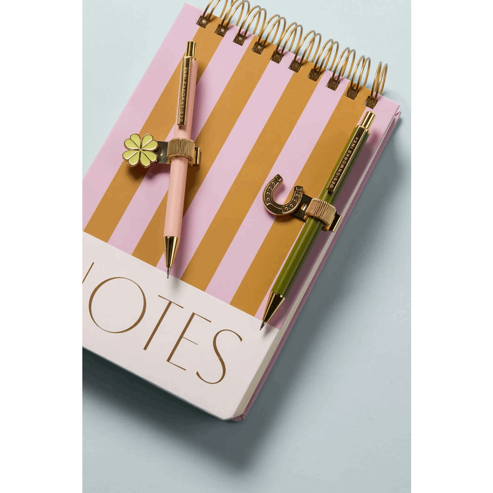 DESIGNWORKSINK PCS-1002EU PEN CLIPS - LUCKY CHARMS (SET OF 2)