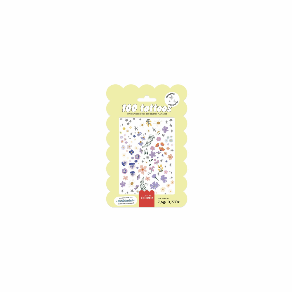 LA PETITE EPICERIE 331307 TATOUAGES FLEURS