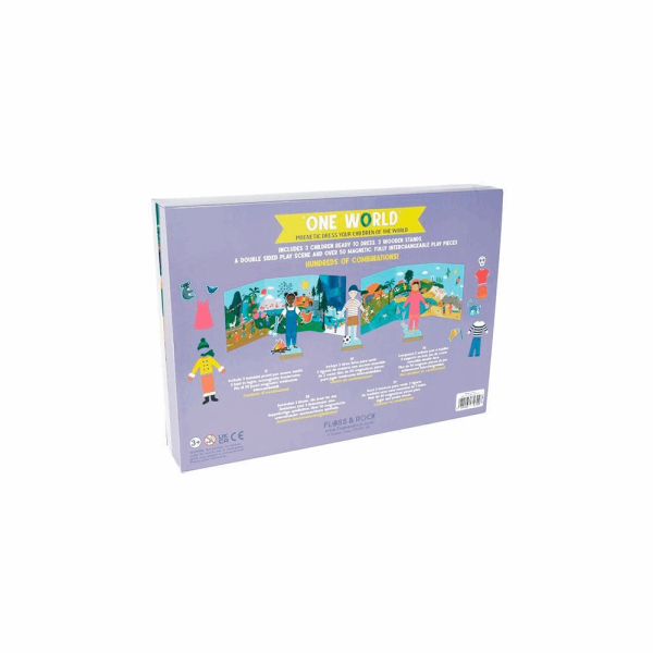 FLOSS&ROCK ΜΑΓΝΗΤΙΚΕΣ ΚΑΤΑΣΚΕΥΕΣ - ΟΝΕ WORLD DRESS 3+ 43Ρ6379