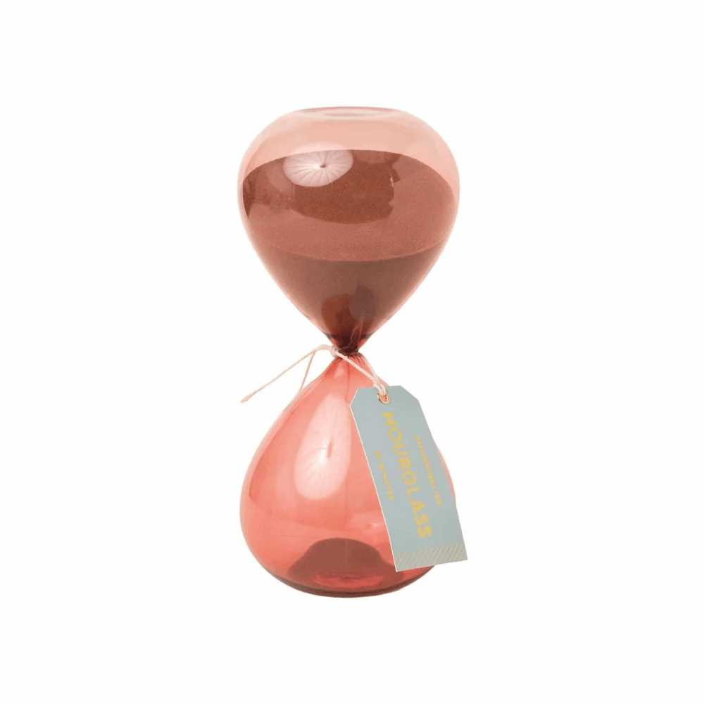 DESIGNWORKSINK HOURGLASS 60min TERRACOTTA