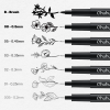 OHUHU HANA FINELINER DRAWING PENS - 18pcs OHU-Y30-80600-54