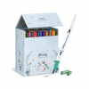 OHUHU ΜΑΡΚΑΔΟΡΟΣ ΖΩΓΡΑΦΙΚΗΣ MAUI SERIES BRUSH 1-2mm & FINELINER 0,4mm 100 ΧΡΩΜΑΤΩΝ WATERBASED OHU-Y30-80400-27