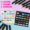OHUHU MARKERS SET-30 ACRYLIC COLORS DUAL TIP OHU-Y30-80601-08 OHU-Y30-80601-73