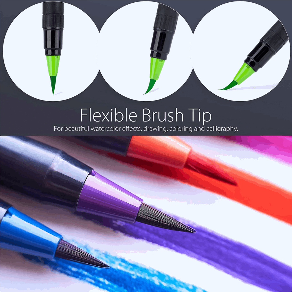 OHUHU MARKERS WATERCOLOR BRUCH MARKERS SET 12 COL.OHU-Y30-80600-29