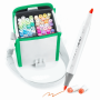 OHUHU MARKERS BRUSH & CHISEL 48 COLORS OHU-Y30-80401-94 OHU-Y30-80404-24
