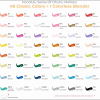 OHUHU MARKERS BRUSH & CHISEL 48 COLORS OHU-Y30-80401-94 OHU-Y30-80404-24