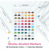 OHUHU MARKERS BRUSH & CHISEL KAALA SET-60 MANGA OHU-Y30-80403-75 OHU-Y30-80405-43