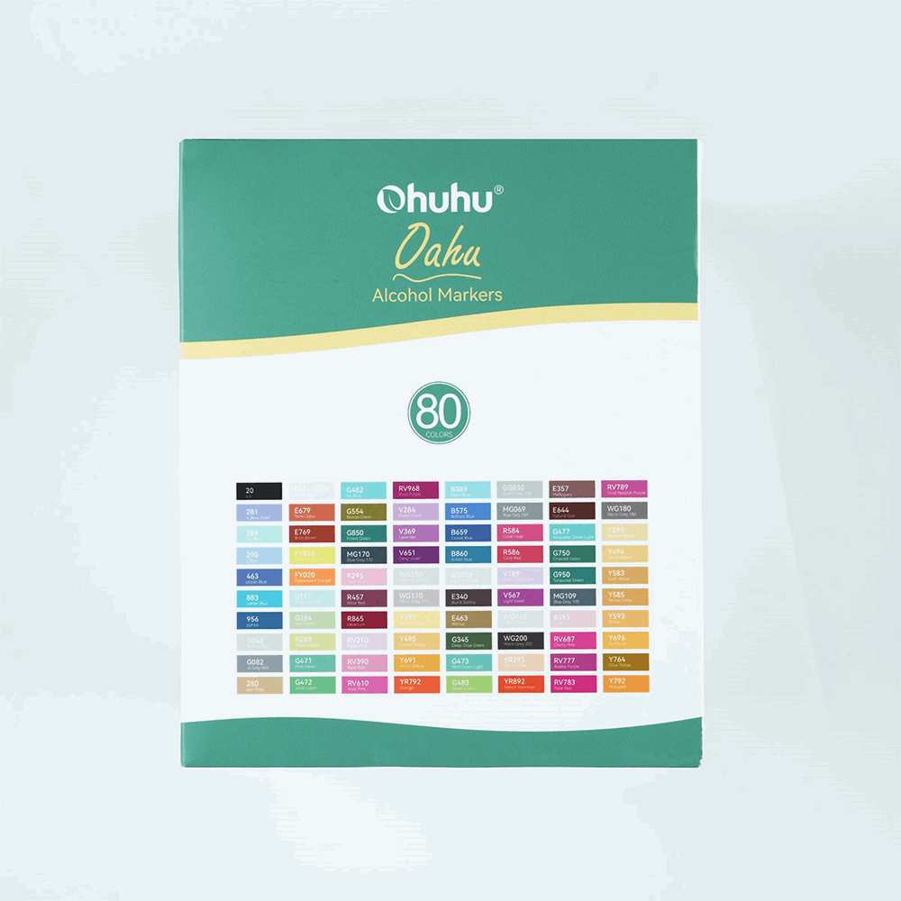 OHUHU MARKERS FINE & CHISEL SET-80 OHU-Y30-80403-64 OHU-Y30-80405-05