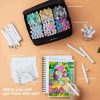 OHUHU MARKERS BRUSH & FINE SET-120+1 OHU-Y30-80400-77 OHU-Y30-80404-69