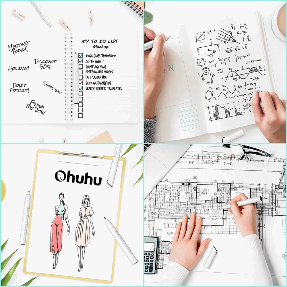 OHUHU FINELINER SET-8 PENS OHU-Y30-80600-28
