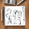 OHUHU FINELINER SET-8 PENS OHU-Y30-80600-28