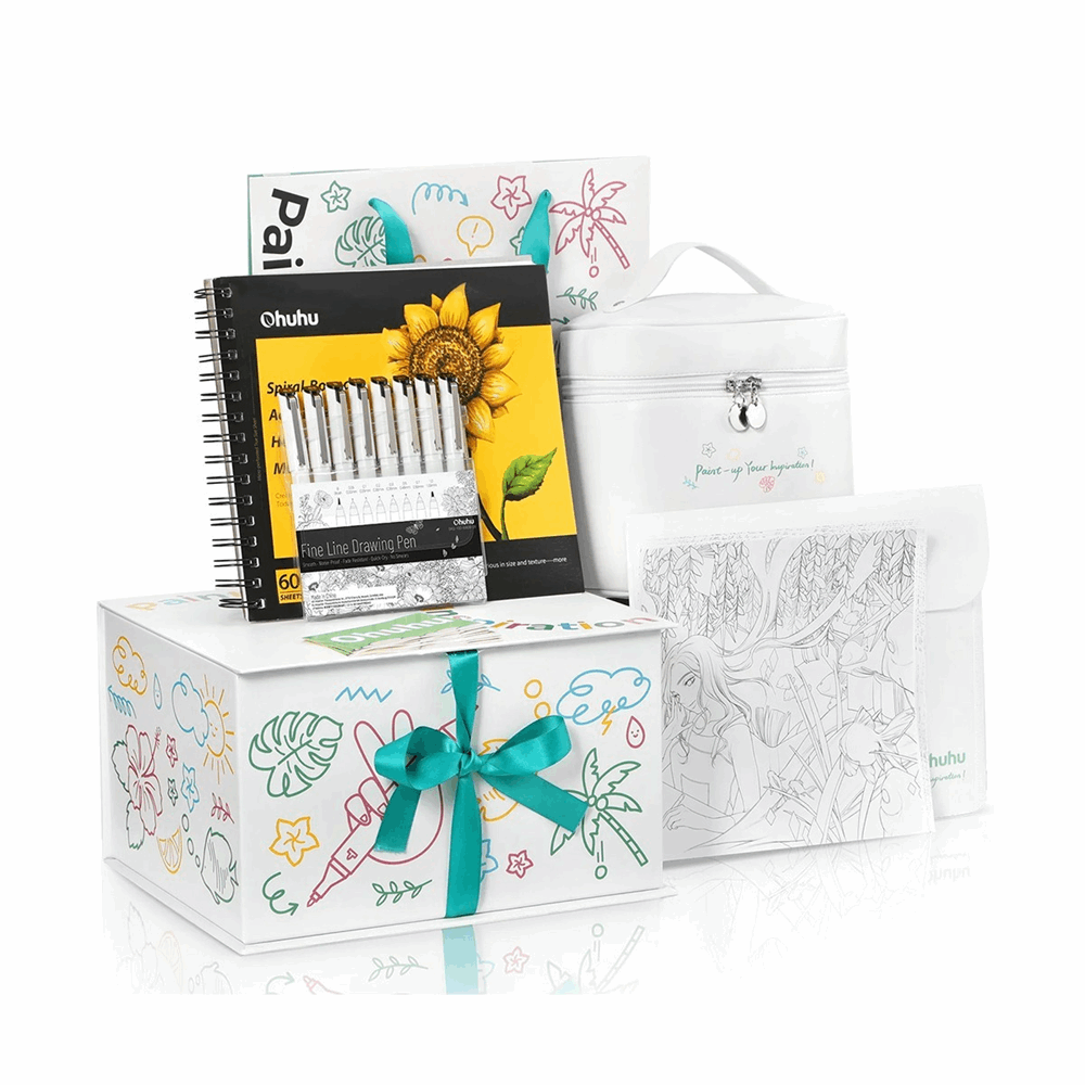 OHUHU MARKERS BRUSH & CHISEL GIFT BOX SET OHU-Y30-80402-70