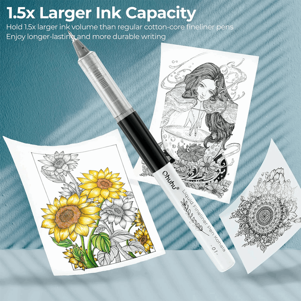 OHUHU FINELINER SET-9 PENS OHU-Y30-80600-53