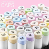 OHUHU MARKERS BRUSH & CHISEL SET-48+1 PASTEL OHU-Y30-80403-67 OHU-Y30-80404-26