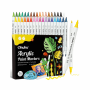 OHUHU ACRYLIC MARKERS SET-36 BRUSH&FINE OHU-Y30-80601-13 OHU-Y30-80601-74