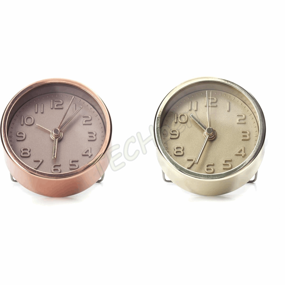 KIKKERLAND GOLD AND COPPER ALARM CLOCK AS AC10-A-EU