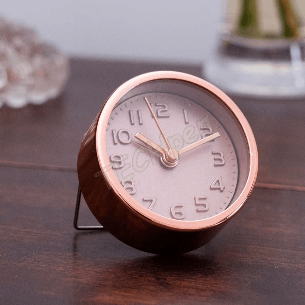 KIKKERLAND GOLD AND COPPER ALARM CLOCK AS AC10-A-EU
