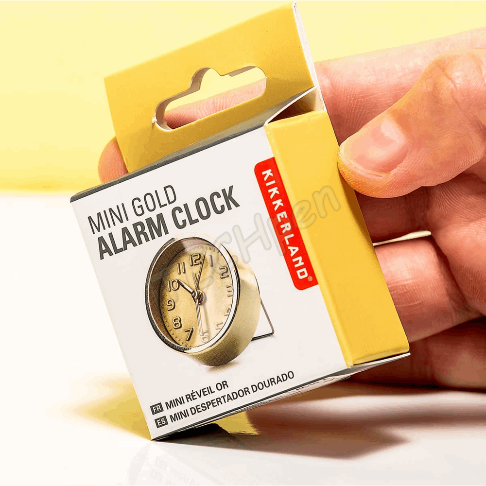 KIKKERLAND GOLD AND COPPER ALARM CLOCK AS AC10-A-EU