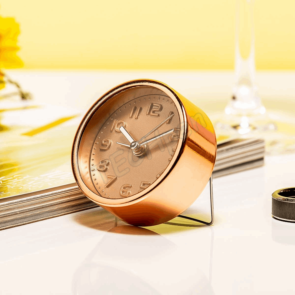 KIKKERLAND GOLD AND COPPER ALARM CLOCK AS AC10-A-EU