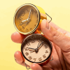 KIKKERLAND GOLD AND COPPER ALARM CLOCK AS AC10-A-EU