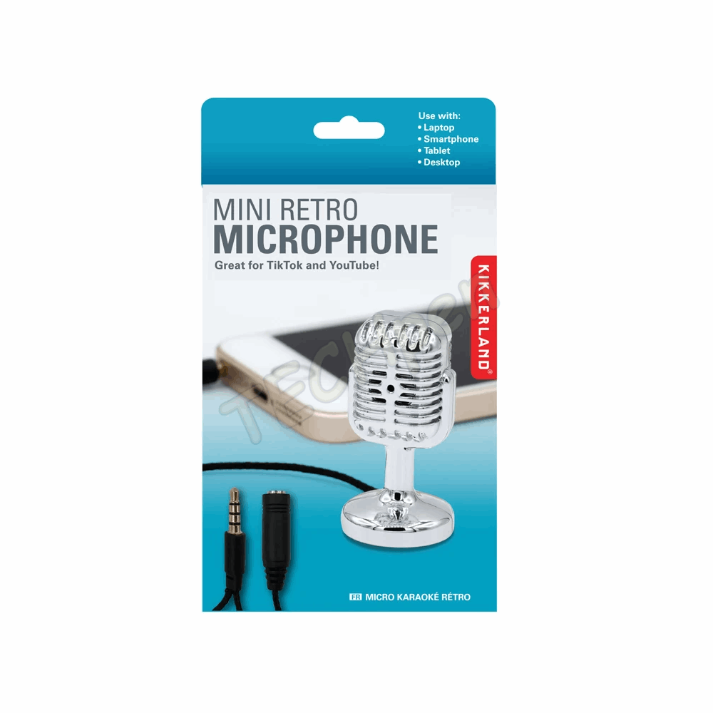 KIKKERLAND  ΜΙΝΙ ΜΙΚΡΟΦΩΝΟ KARAOKE KIKKERLAND US240