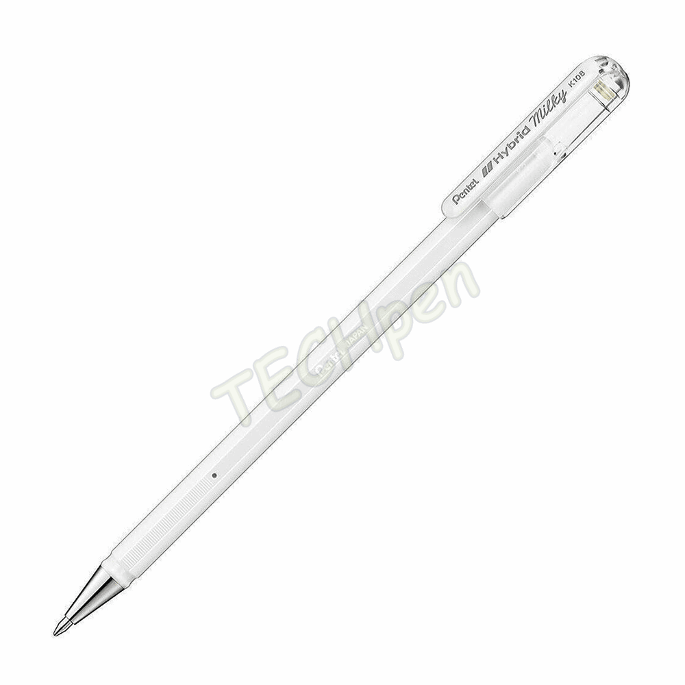 PENTEL ΣΤΥΛΟ GEL 0.8 PASTEL MILKY ΑΣΠΡΟ K108PW