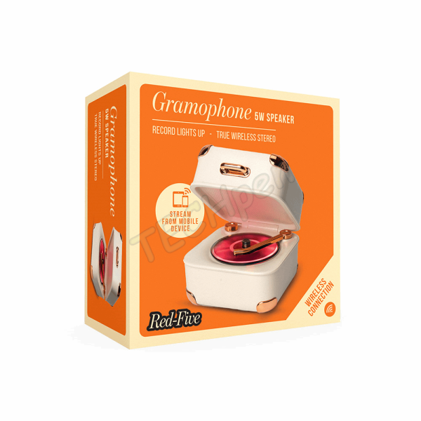 The Source - Red5 - Wireless Record Player Speaker 124284 126412