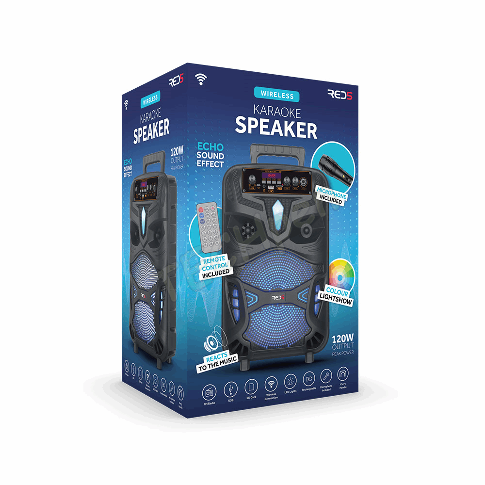 The Source - Red5 - Karaoke Speaker with Mic v2 124276 125991
