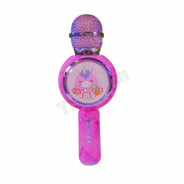 Lazerbuilt - Squishmallow Karaoke Mic - Lola 124627 KMSQM-BT-LOLA