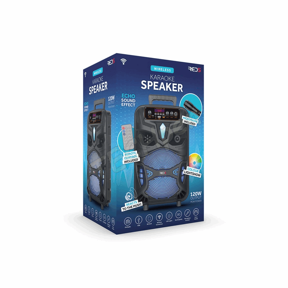 The Source - Red5 - Karaoke Speaker with Mic 118228 89308