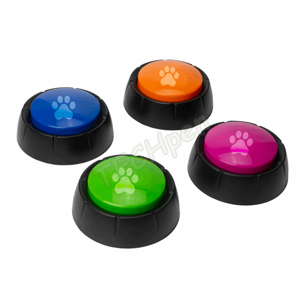 The Source - Winning -  Novelty - Recordable Dog Buttons Set 4 119206 94120
