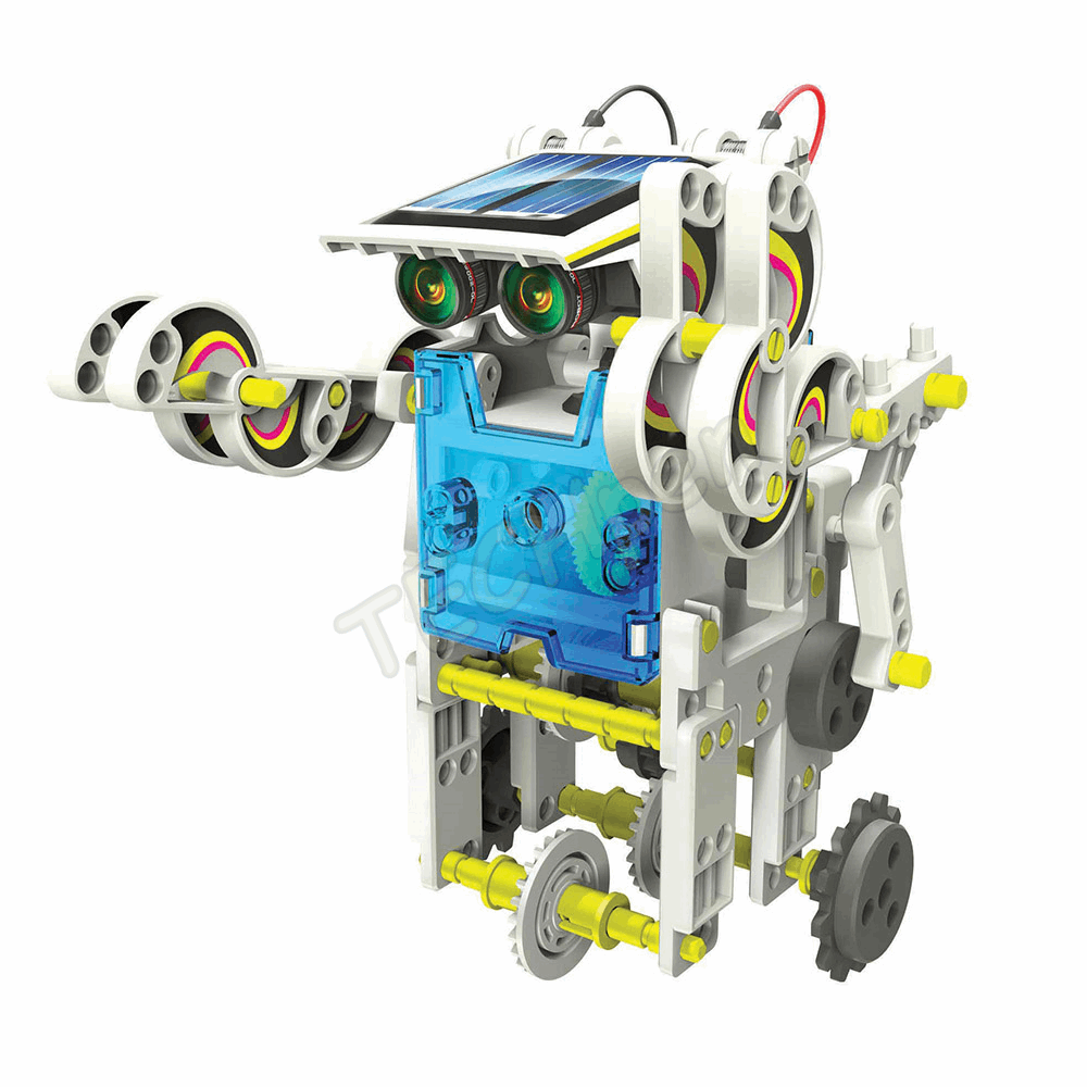 The Source - Construct & Create - 14 in1 Solar Robot Kit 51876