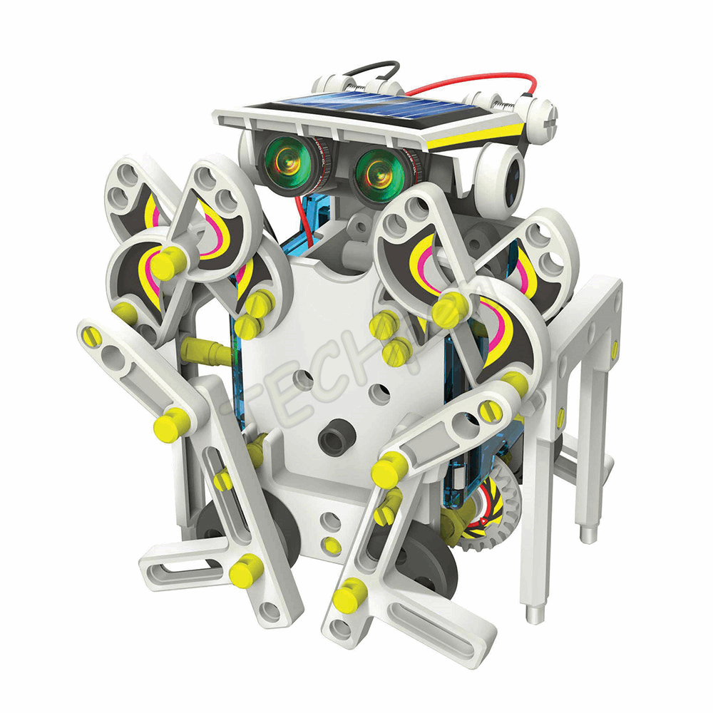 The Source - Construct & Create - 14 in1 Solar Robot Kit 51876