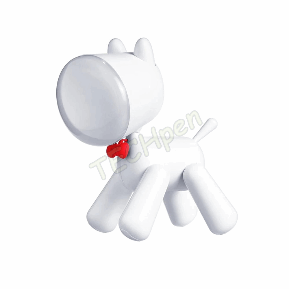 Allocacoc - Puppy Lamp - White 120214 DH0272WT/PUPYLP