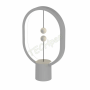 Allocacoc - Heng Balance Mini Plastic Lamp - Ellipse - Type C - 175lm 3W - Light Grey 1207