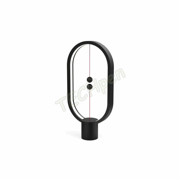 Allocacoc - Heng Balance Plastic Lamp - Ellipse - Type C - 175lm 5W - Black 120780 DH0075B