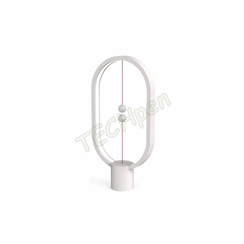 Allocacoc - Heng Balance Plastic Lamp - Ellipse - Type C - 175lm 5W - White 120781 DH0075W