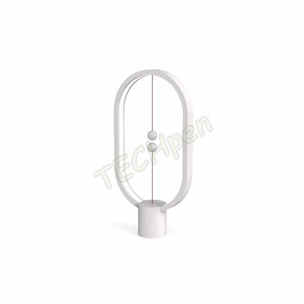 Allocacoc - Heng Balance Plastic Lamp - Ellipse - Type C - 175lm 5W - White 120781 DH0075W