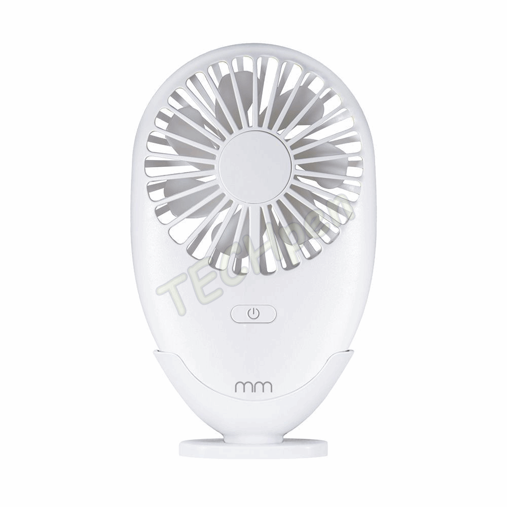 mikamax - Portable Hand Fan - White 123861 MM04805