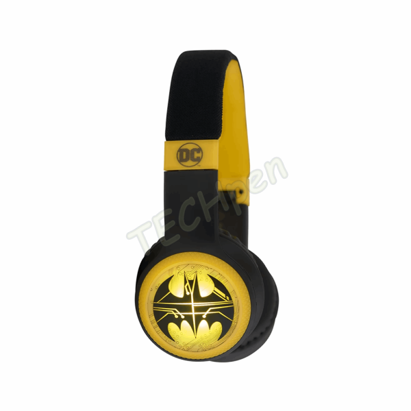 Lazerbuilt - Batman BT Light-Up Headphones - Batman Logo HMBM-BTLI-BATMAN