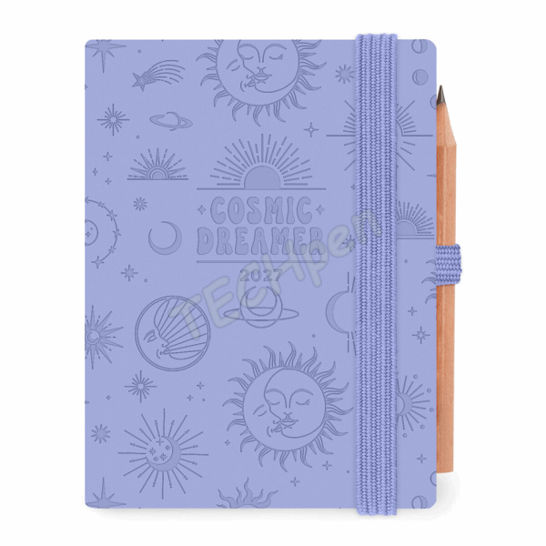 LEGAMI AG2712002 12-MONTH DIARY 2027 - COSMIC LILAC - MINI - 2-DAY