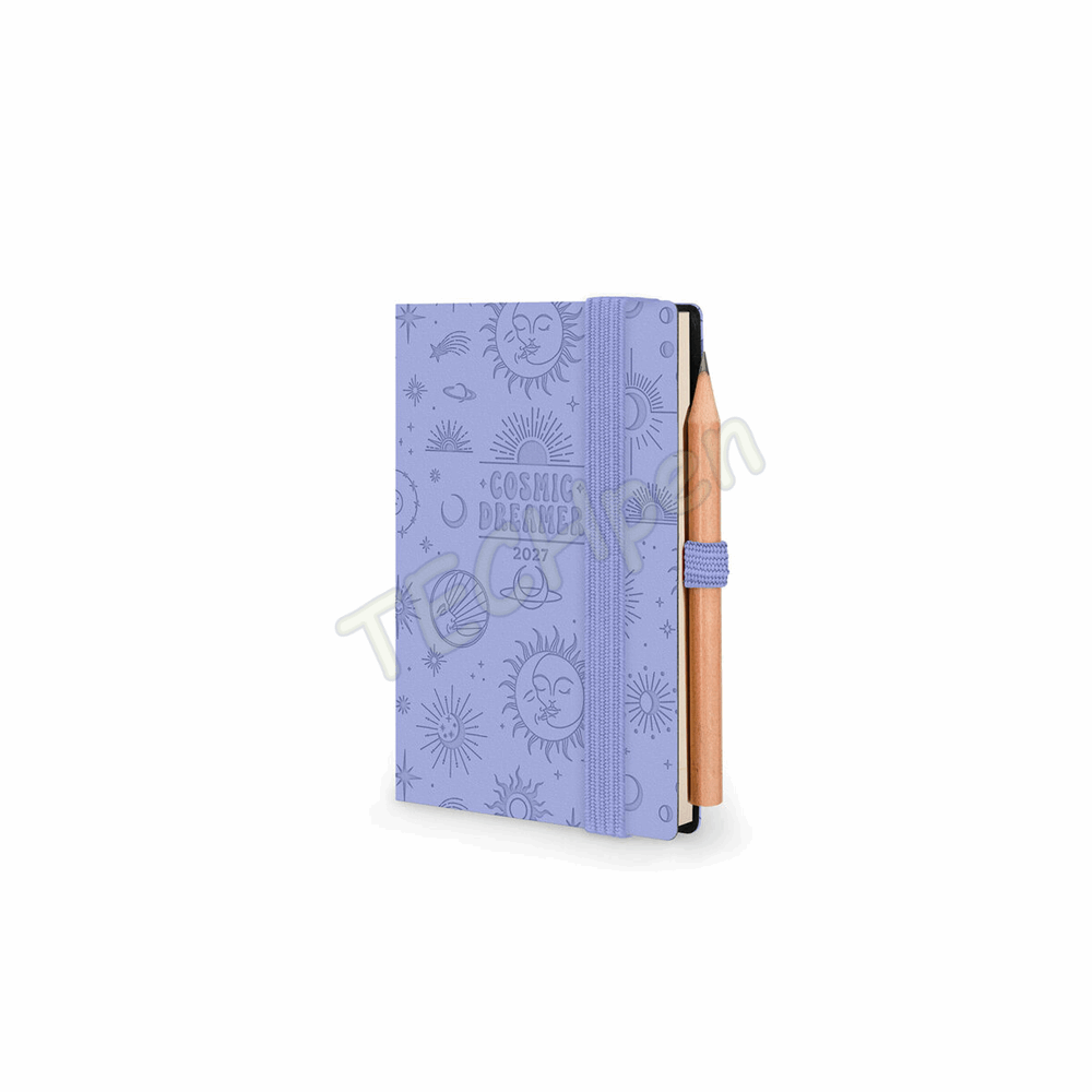 LEGAMI AG2712002 12-MONTH DIARY 2027 - COSMIC LILAC - MINI - 2-DAY