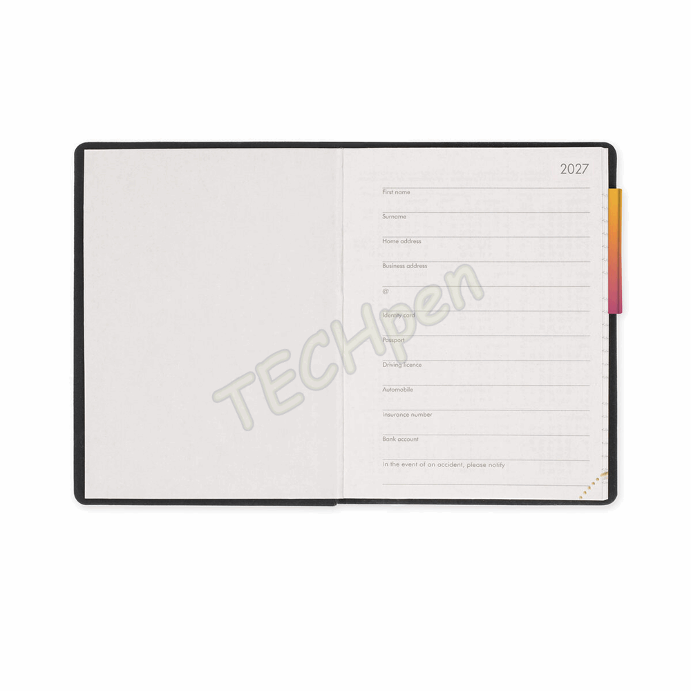 LEGAMI AG2712009 12-MONTH DIARY 2027 - SUNSET VIBES - MINI - WEEKLY