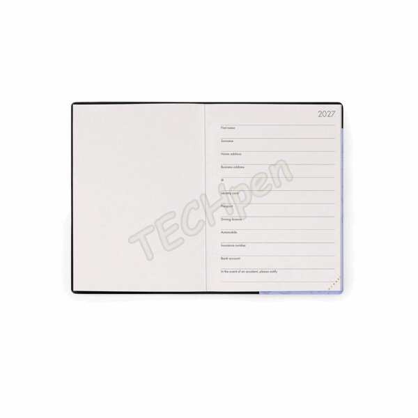 LEGAMI AG2712026 12-MONTH DIARY 2027 - COSMIC LILAC - SMALL - WEEKLY