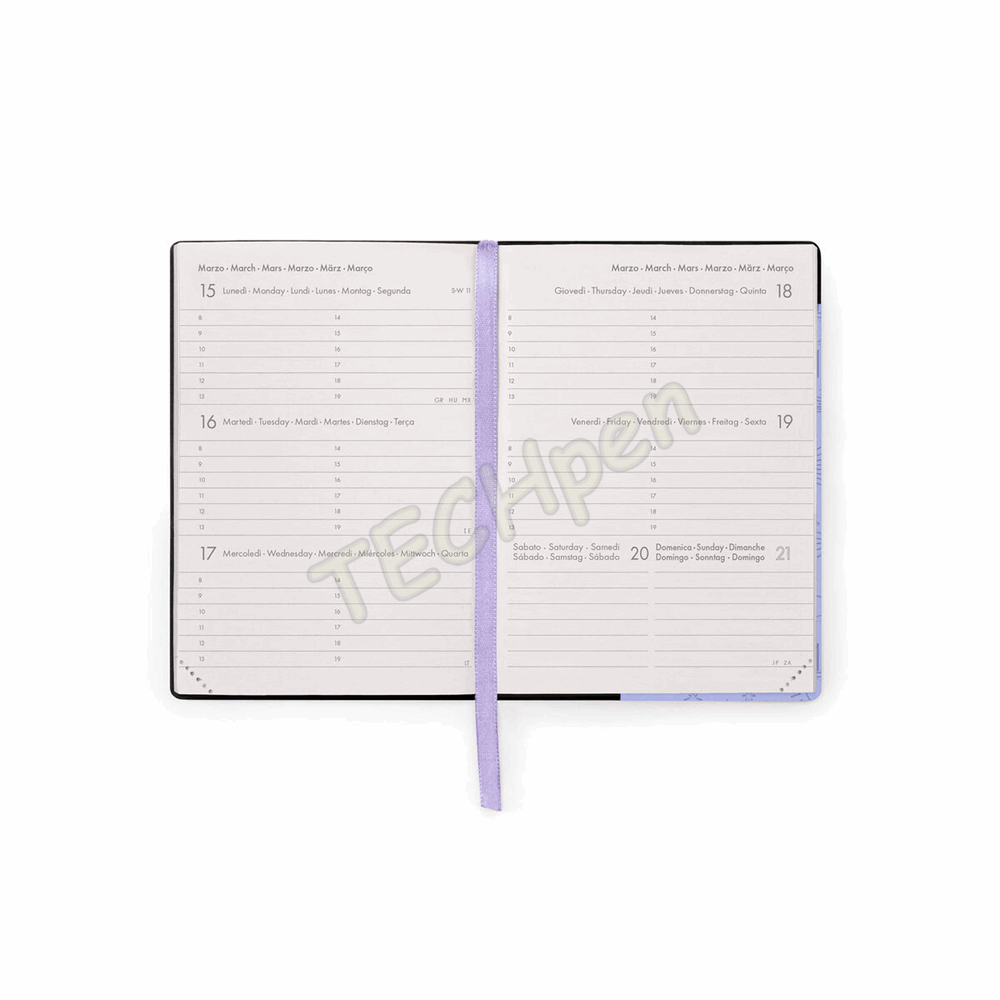 LEGAMI AG2712026 12-MONTH DIARY 2027 - COSMIC LILAC - SMALL - WEEKLY