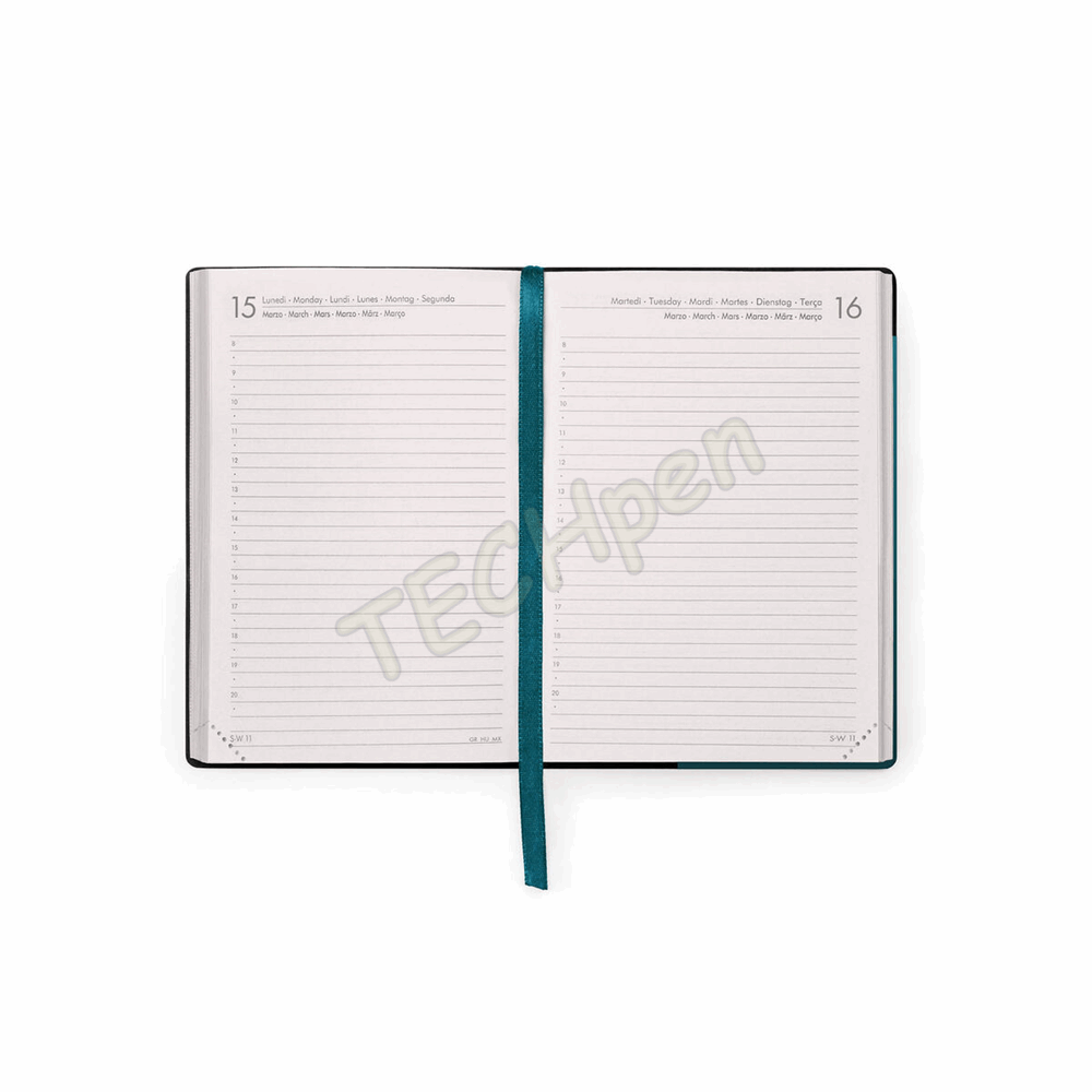 LEGAMI AG2712038 12-MONTH DIARY 2027 - DEEP TEAL - SMALL - DAILY