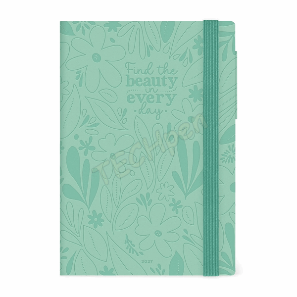 LEGAMI AG2712045 12-MONTH DIARY 2027 - BOTANIC GARDEN - MEDIUM - DAILY